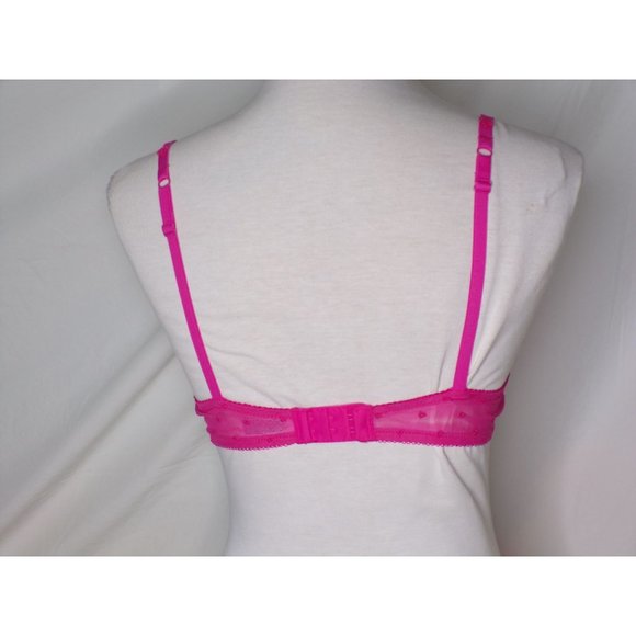 WACOAL Enchanting Lace Push-Up Underwire Bra #114003 Hot Pink 36B NEW - Picture 8 of 9